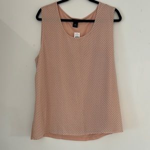 *NWT* Ann Taylor polka-dot tank - size XL